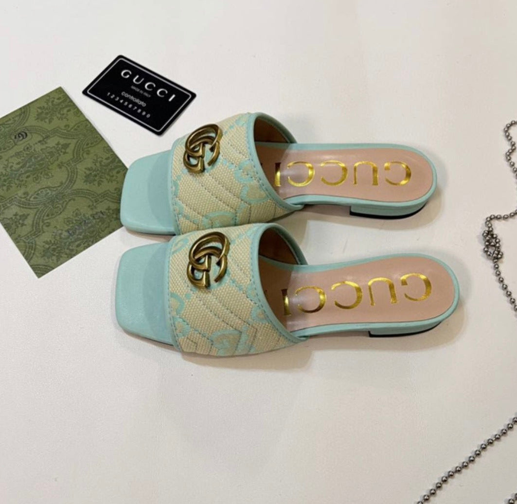 Mules Gucci GG                              Édition Marmont Slide Sandal