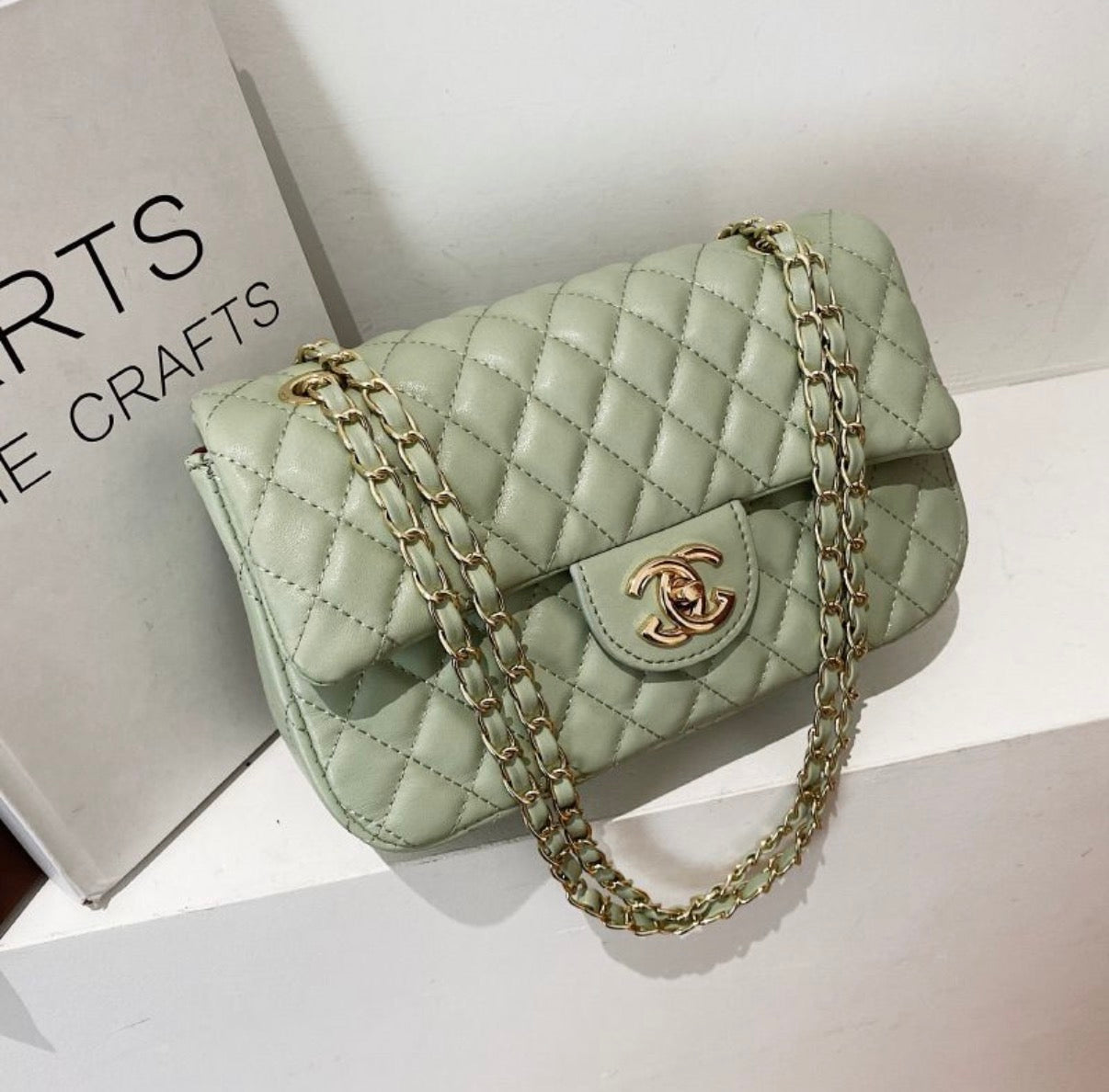 Sac CHANEL Classic Flap                       Édition Verde Acqua