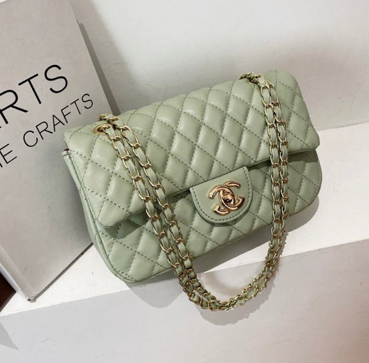 Sac CHANEL Classic Flap                       Édition Verde Acqua